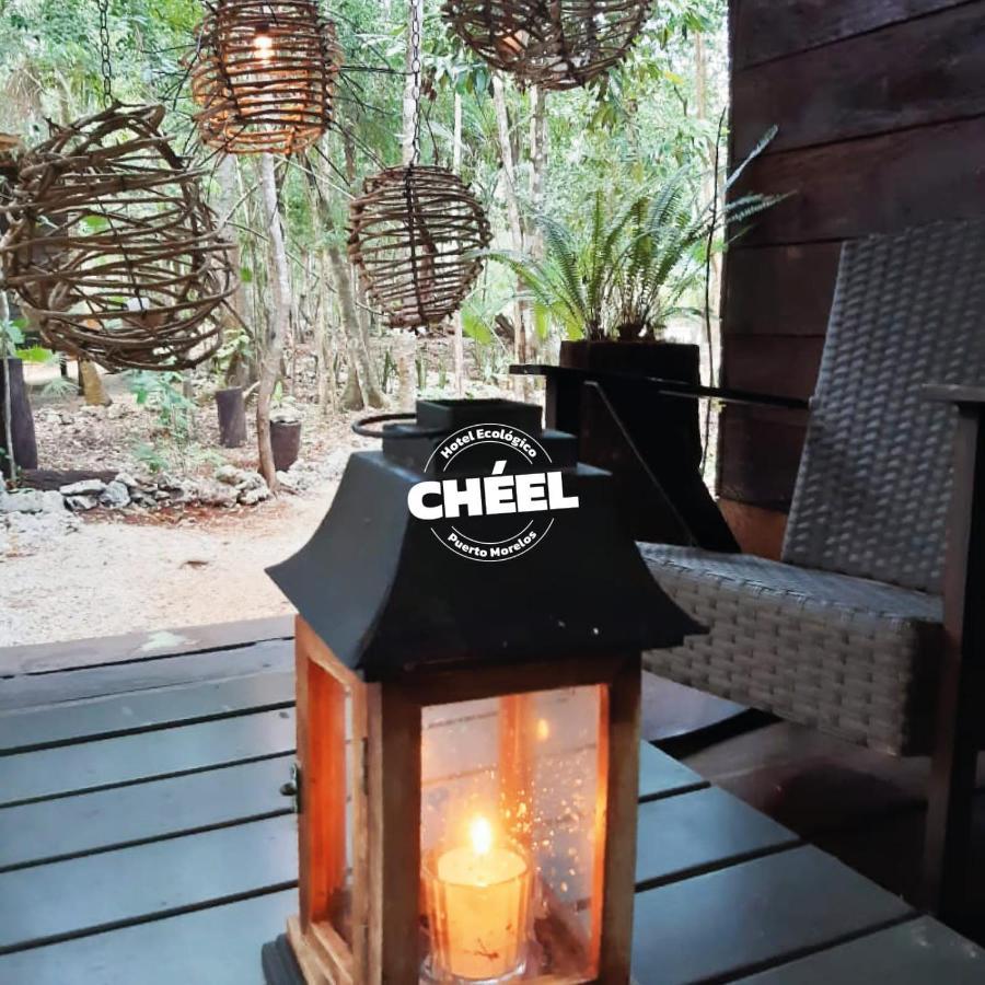 Cheel Lodge & Camping Puerto Morelos Exteriér fotografie