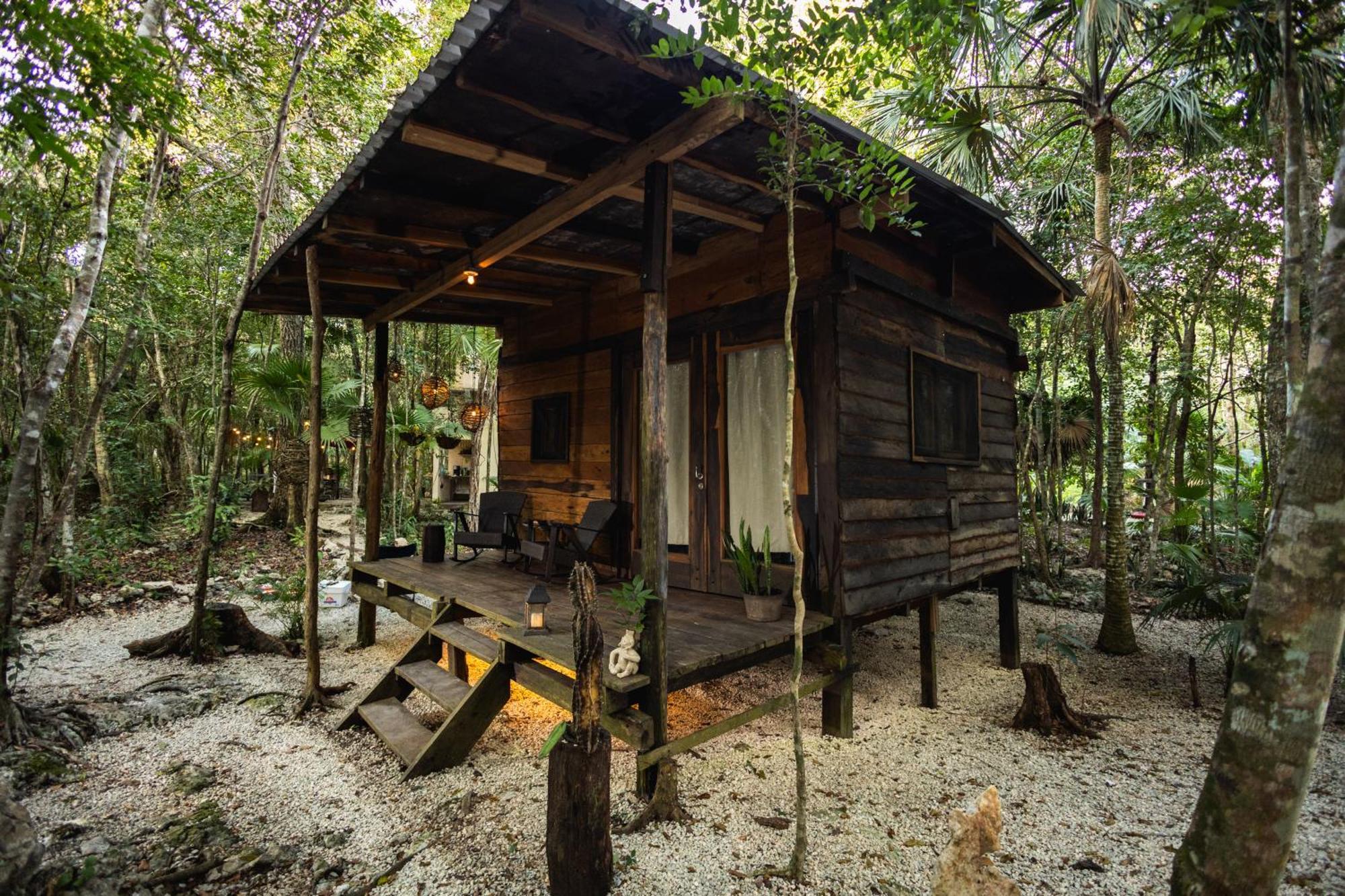 Cheel Lodge & Camping Puerto Morelos Exteriér fotografie