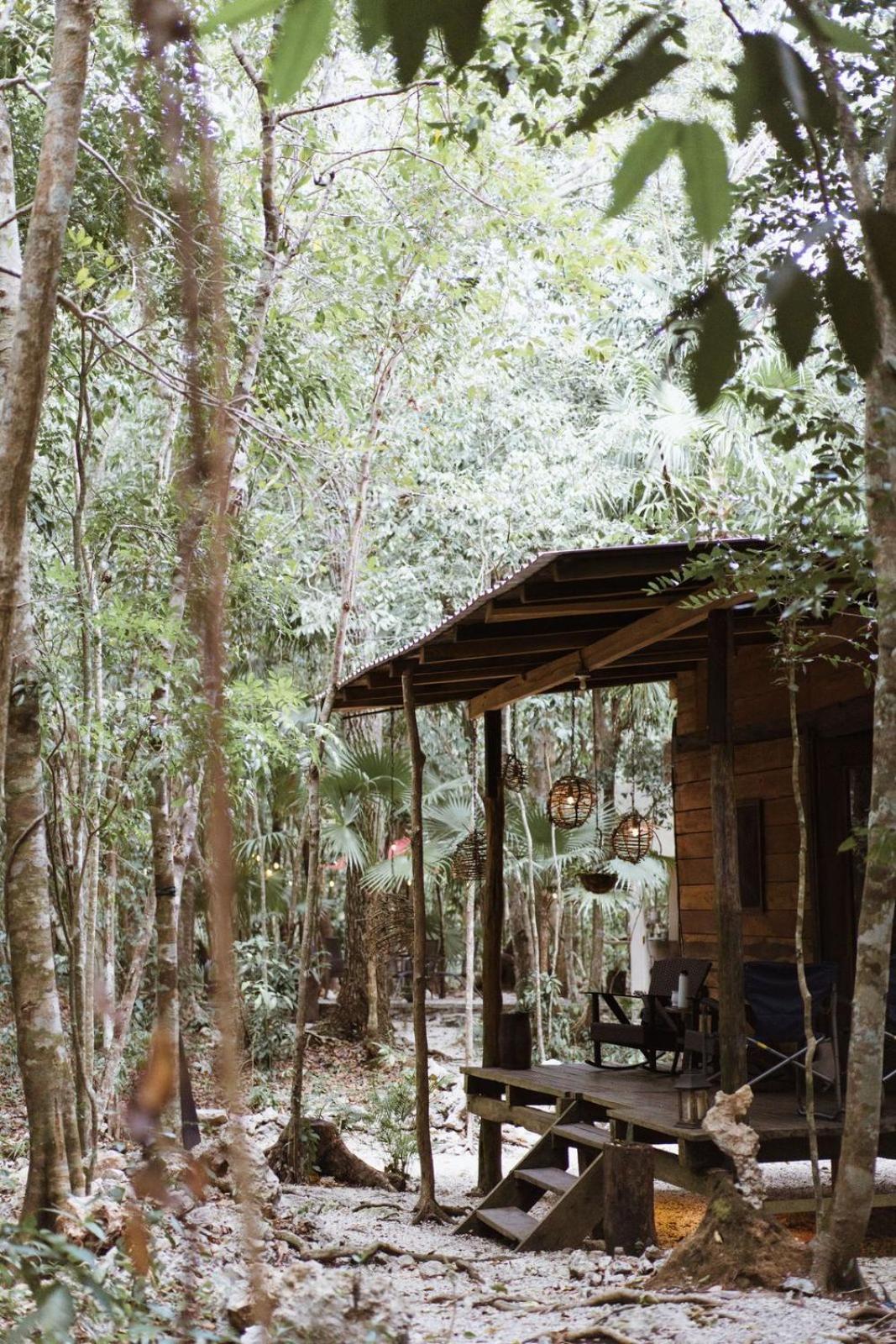 Cheel Lodge & Camping Puerto Morelos Exteriér fotografie