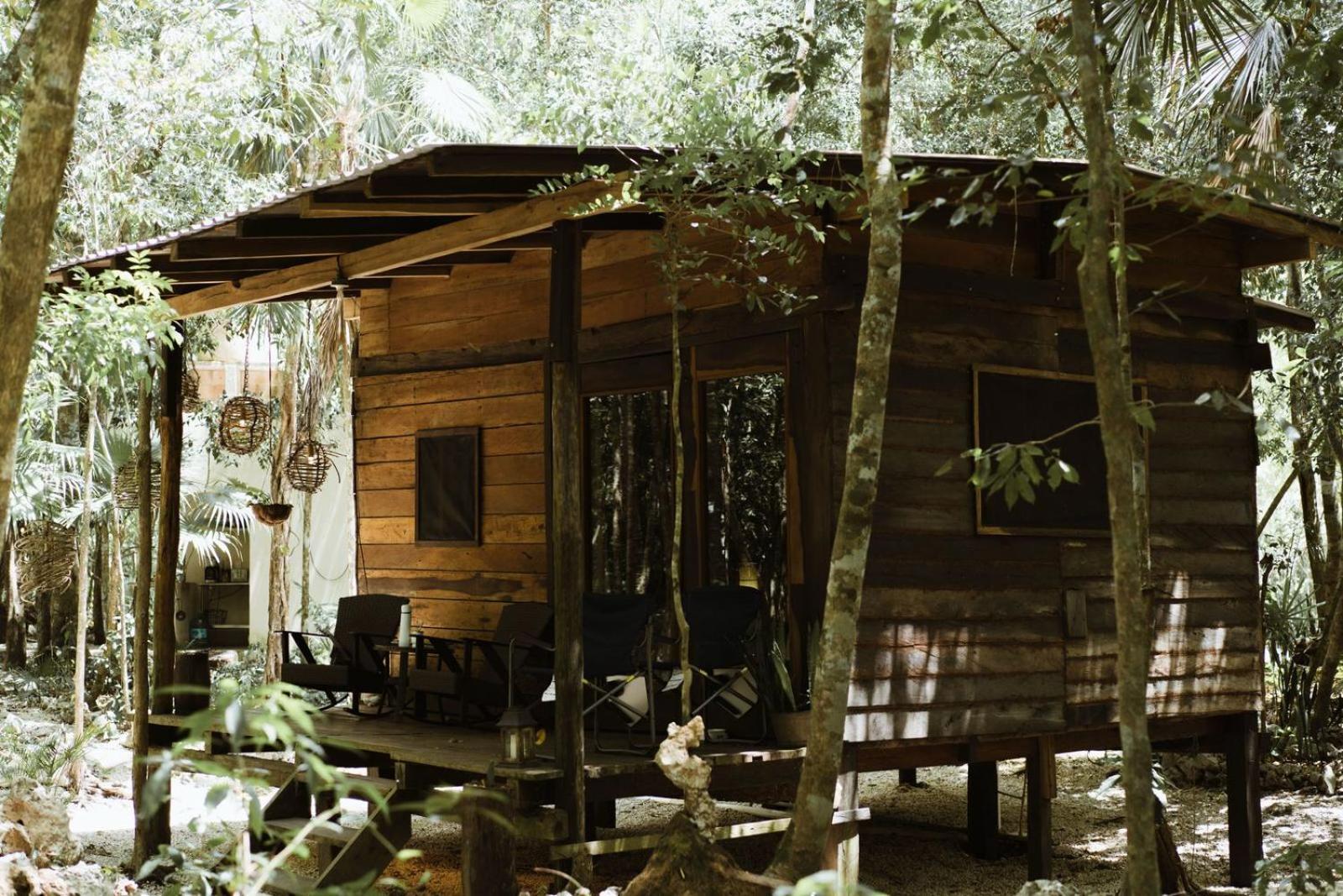 Cheel Lodge & Camping Puerto Morelos Exteriér fotografie